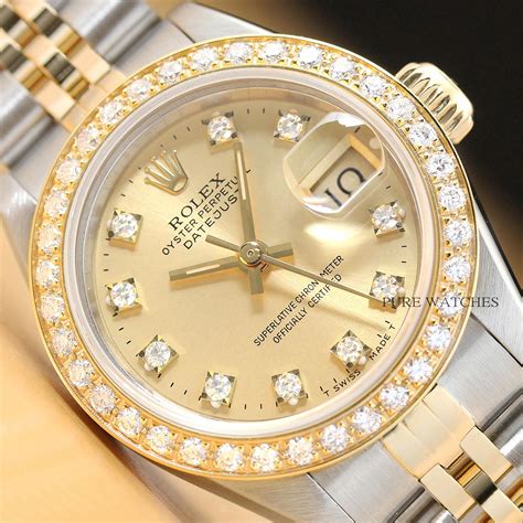 rolex diamond dial or not|Rolex watch with diamond face.